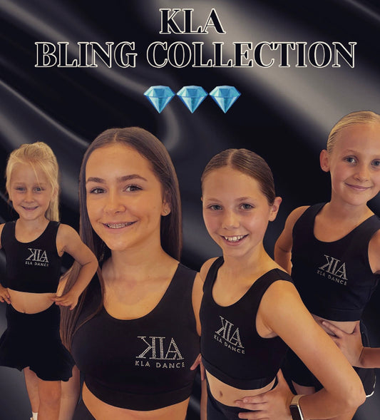 KLA "BLING" Kids Crop Top & Shorts